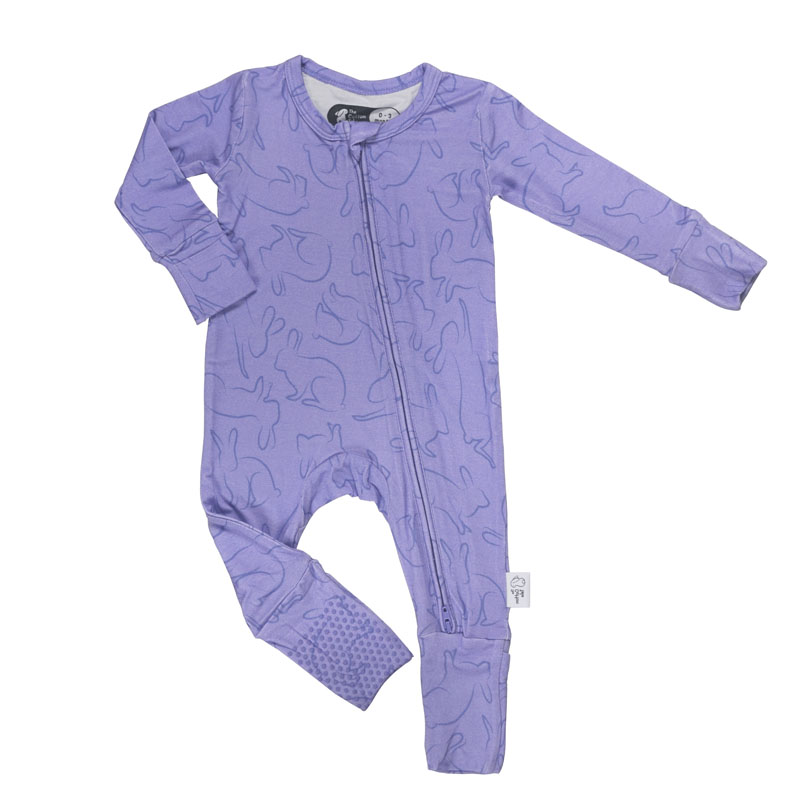 (Bundle of 4) The Cotton Tale Bamboo Baby Zip Pyjamas (Printed) *Choose Colours on site (0-36M)